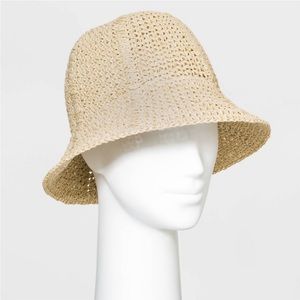 Straw Bucket Hat